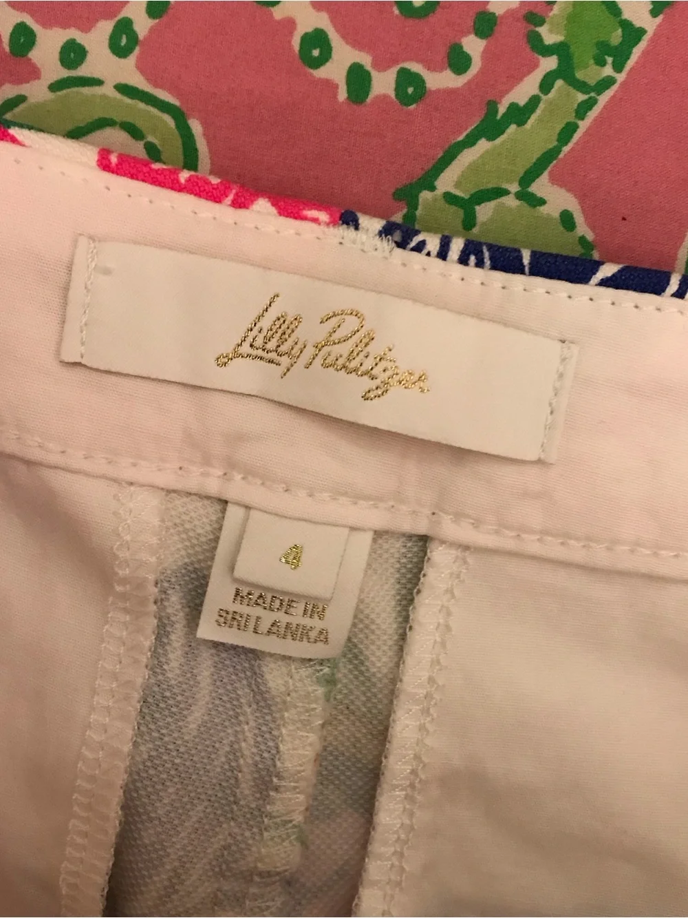 Lilly Pulitzer Callahan Mid-Rise Short Multi Endless Summers Size 4